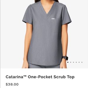 Figs Catarina Small charcoal top